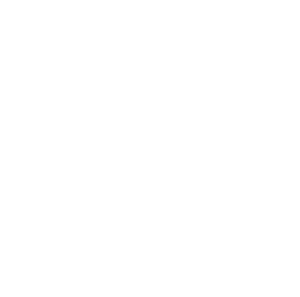 Stylized quotation marks in a minimalist design.