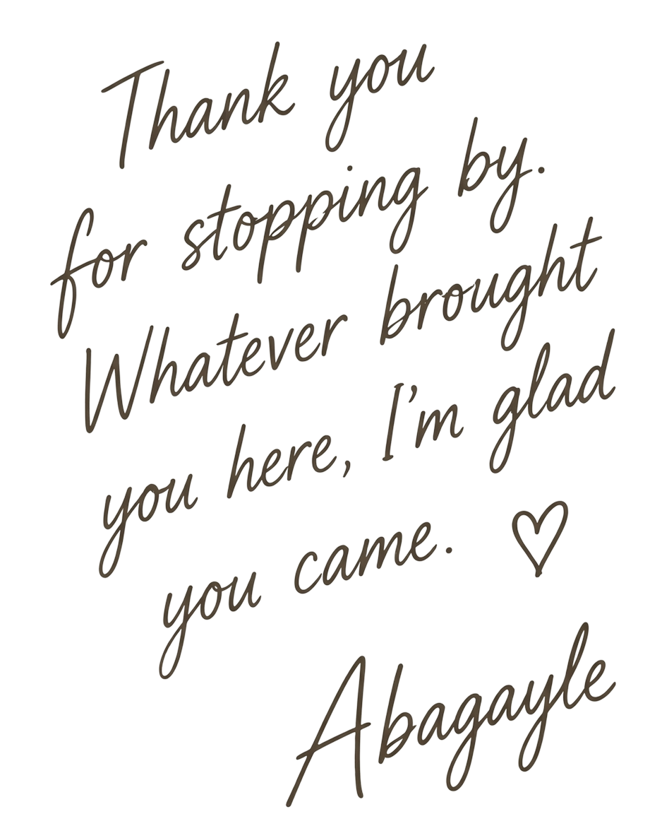 Thank you message with elegant handwritten font.
